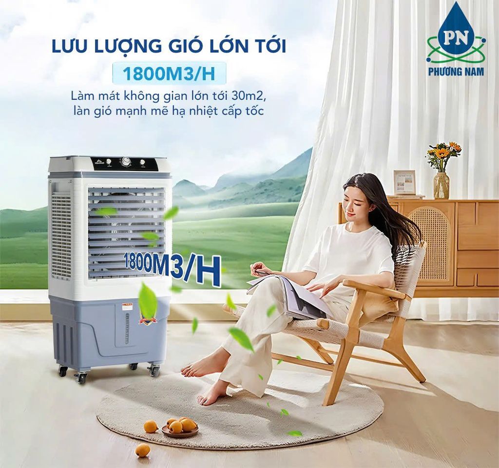 Quạt Hơi Nước Hòa Phát HPCF1-022. Làm Mát 25m² - 30m² - Phương Nam Water 2