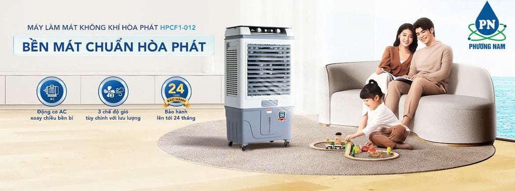 Quạt Hơi Nước Hòa Phát HPCF1-012. Làm Mát 40m² - 50m² - Phương Nam Water 1