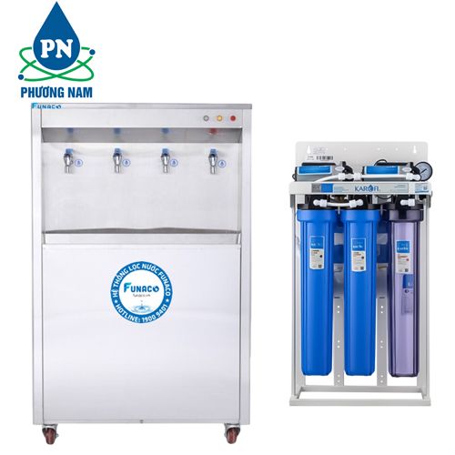 Máy Lọc Nước Karofi KB50VT - 50Lh - 4 Vòi Nguội - Phương Nam Water 1-tủ