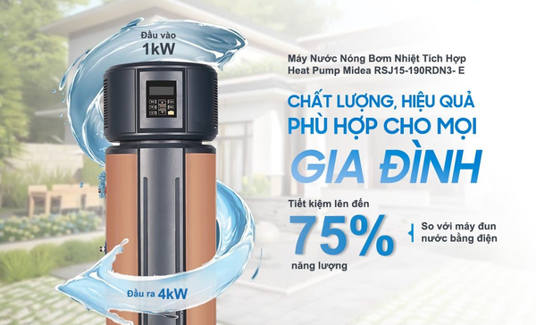 Bơm Nhiệt Midea RSJ15-190RDN3- E - Phương Nam Water 2