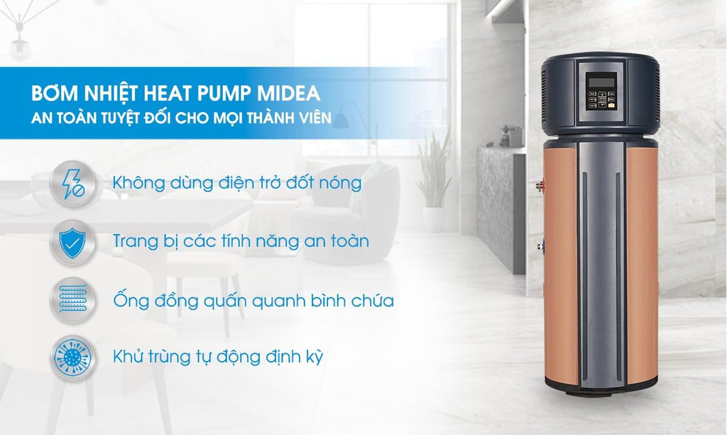 Bơm Nhiệt Midea RSJ15-190RDN3- E - Phương Nam Water 4