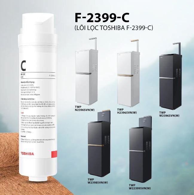 Lõi lọc nước Toshiba số 3 F-2399-C - Phương Nam Water 1