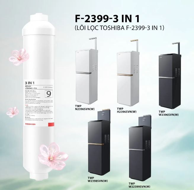 Lõi Lọc Nước Toshiba F-2399-3 in 1 - Phương Nam Water 1