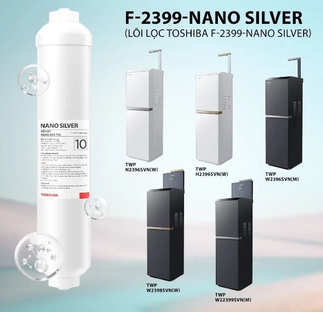 Lõi Lọc Nước Toshiba F-2399- Nano Silver - Phương Nam Water 1