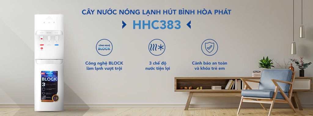 Cây Nước Nóng Lạnh Hòa Phát HHC383 - Phuong Nam Water 1