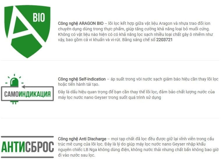 Geyser Bio 2 - Phương Nam Water