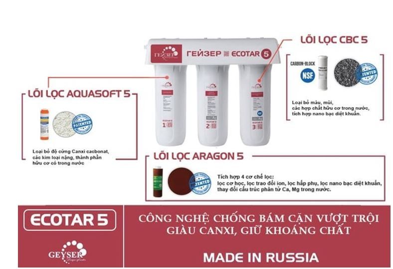 Geyser Ecotar 5 UV - Phương Nam Water 7