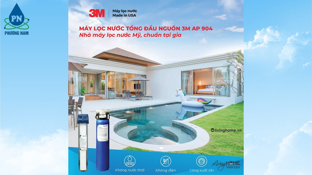 Combo Lọc Đầu Nguồn - Phương Nam Water 3