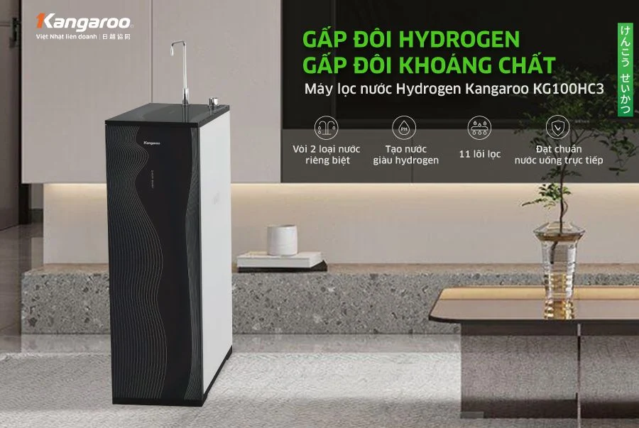 Máy lọc nước kangaroo KG100HC3 - phương nam water 1
