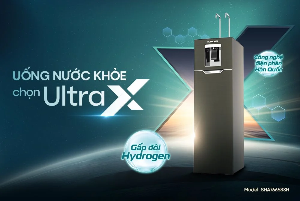 Máy Lọc Nước RO UltraX Sunhouse SHA76658SH - Phương Nam Water