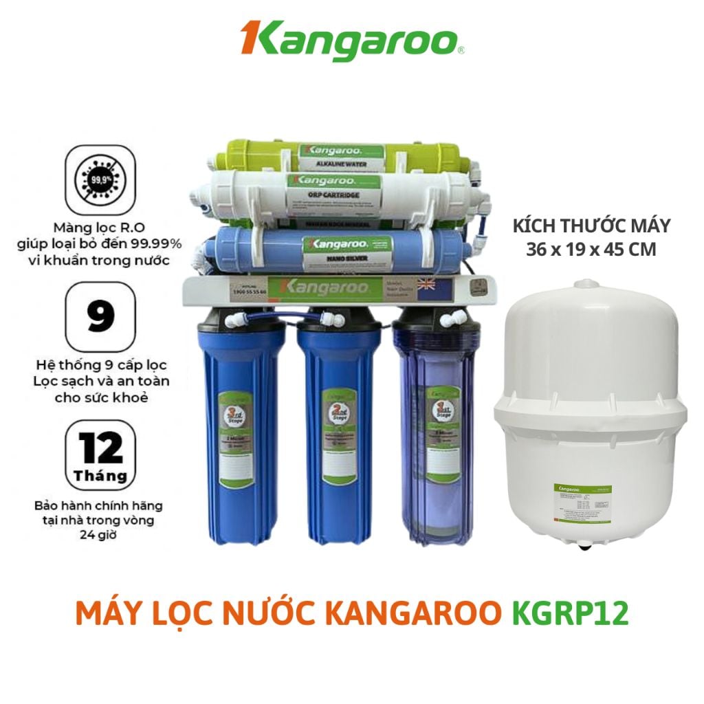 Máy lọc nước kangaroo KGRP12 - phương nam water 1