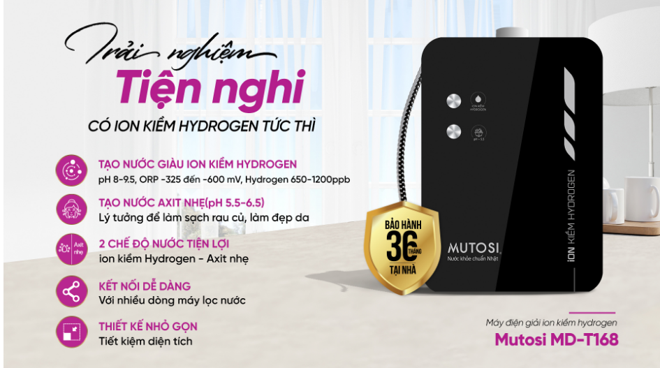 Mutosi MD-T168 - Phương Nam Water 4