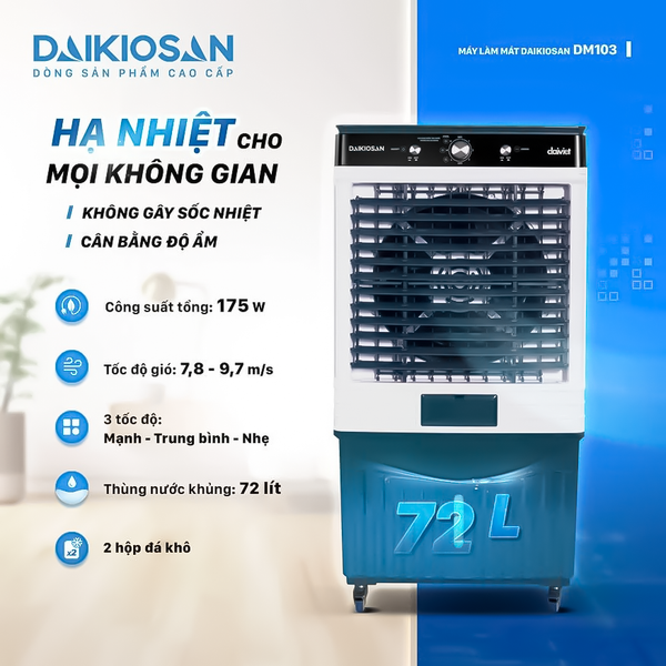 Quạt Hơi Nước Daikiosan DM103 - Phương Nam Water 7