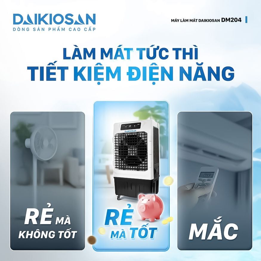 Quạt Hơi Nước Daikiosan DM204 - Phương Nam Water 7