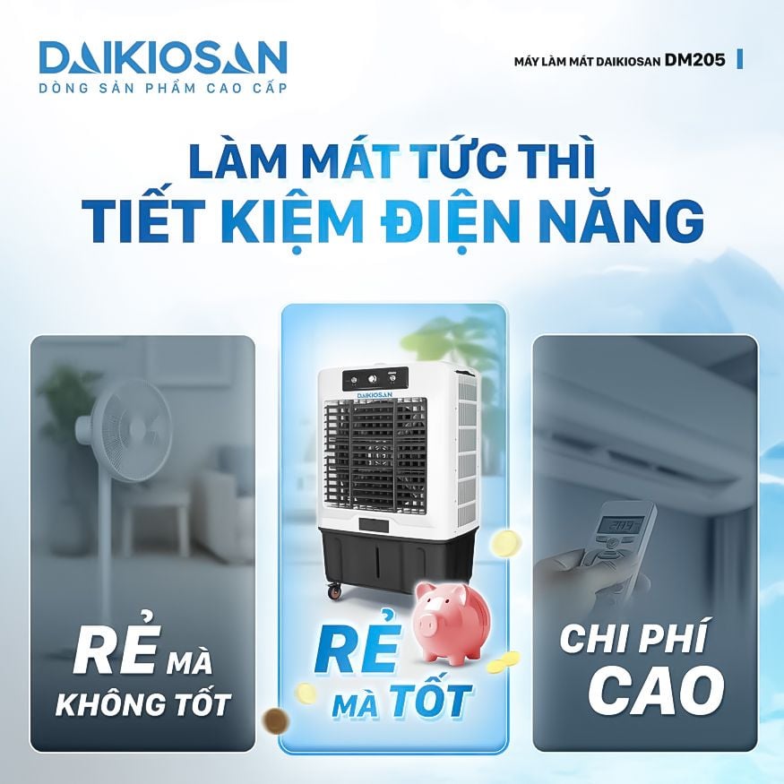 Quạt Hơi Nước Daikiosan DM205 - Phương Nam Water 12