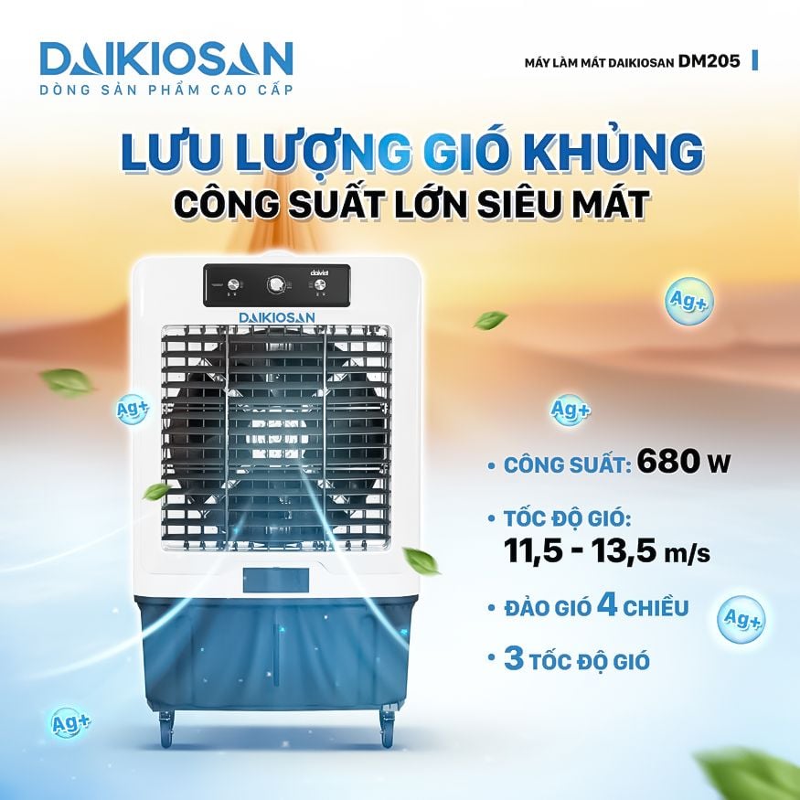 Quạt Hơi Nước Daikiosan DM205 - Phương Nam Water 8