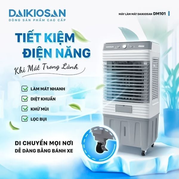 Quạt Hơi Nước Daikiosan DM101 - Phương Nam Water 3