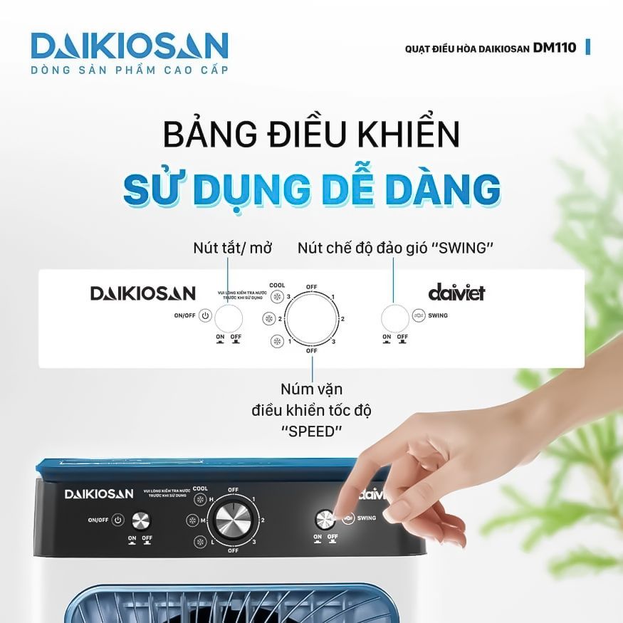 Quạt Hơi Nước Daikiosan DM110 - Phương Nam Water 11