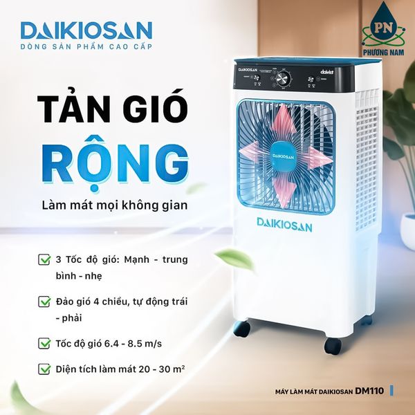 Quạt Hơi Nước Daikiosan DM110 - Phương Nam Water 13