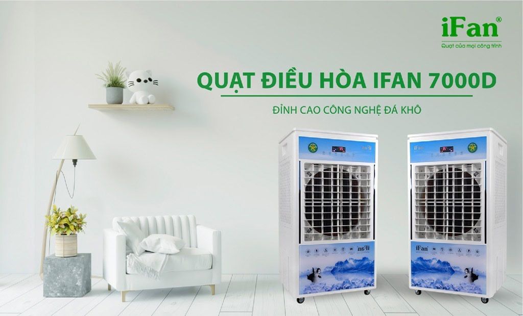 Quạt Hơi Nước IFAN-7000D - Phương Nam Water 6