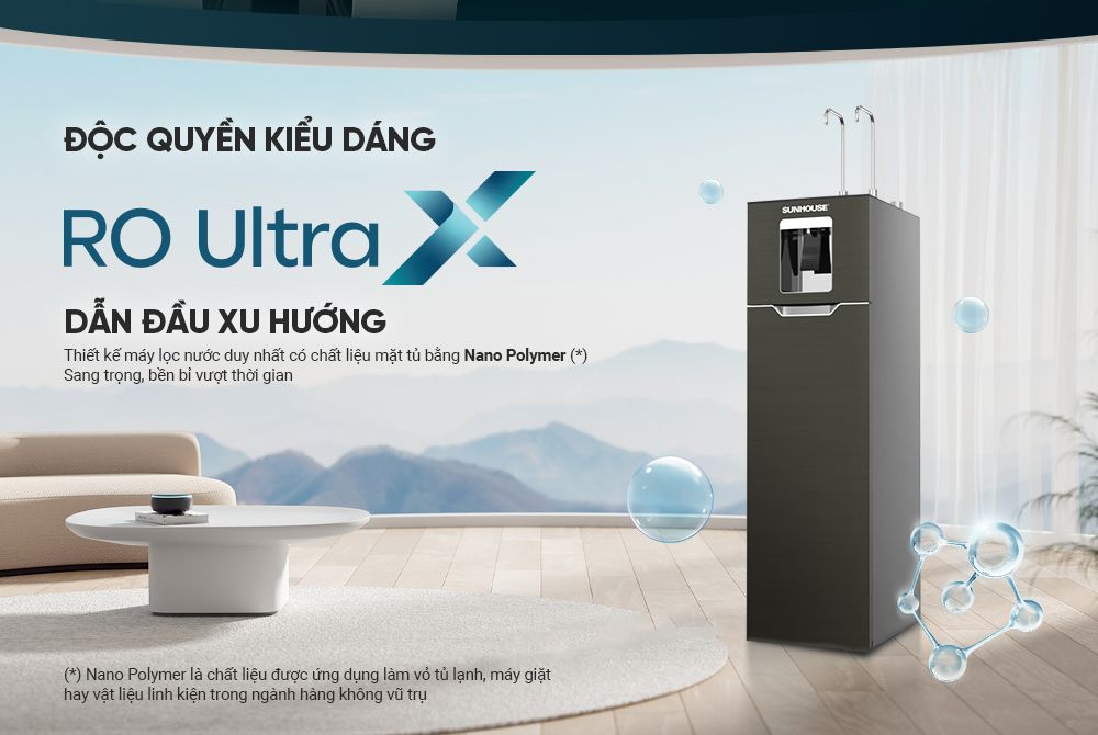 Máy Lọc Nước RO UltraX Sunhouse SHA76668SH Nóng Lạnh GÍA ƯU