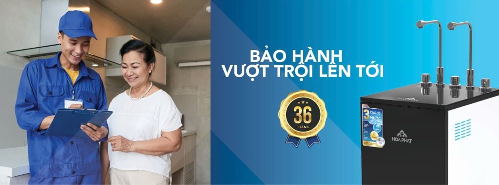 Máy Lọc Nước RO Hòa Phát HWBS2B 1021 - Nóng Lạnh - Phuong Nam Water