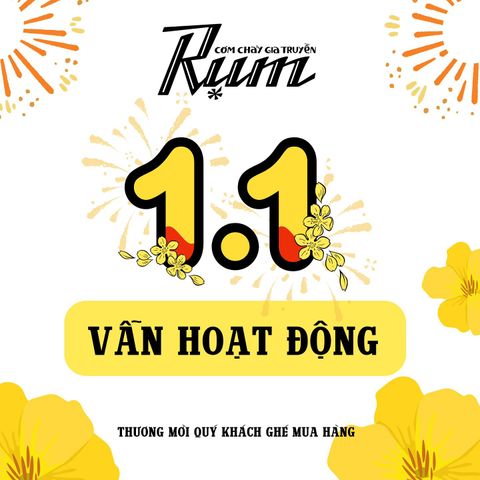TẾT DƯƠNG RỤM VẪN HOẠT ĐỘNG