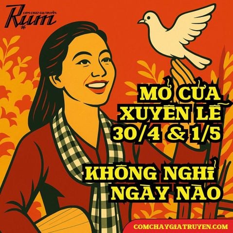 MỞ CỬA XUYÊN LỄ - KHÔNG NGHỈ NGÀY NÀO