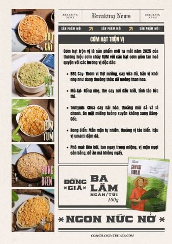 Cơm Hạt Trộn Vị