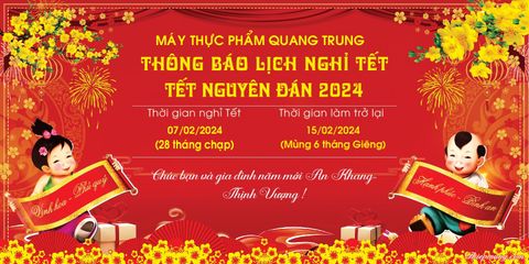 Thông Báo Nghỉ Tết Nguyên Đán 2024