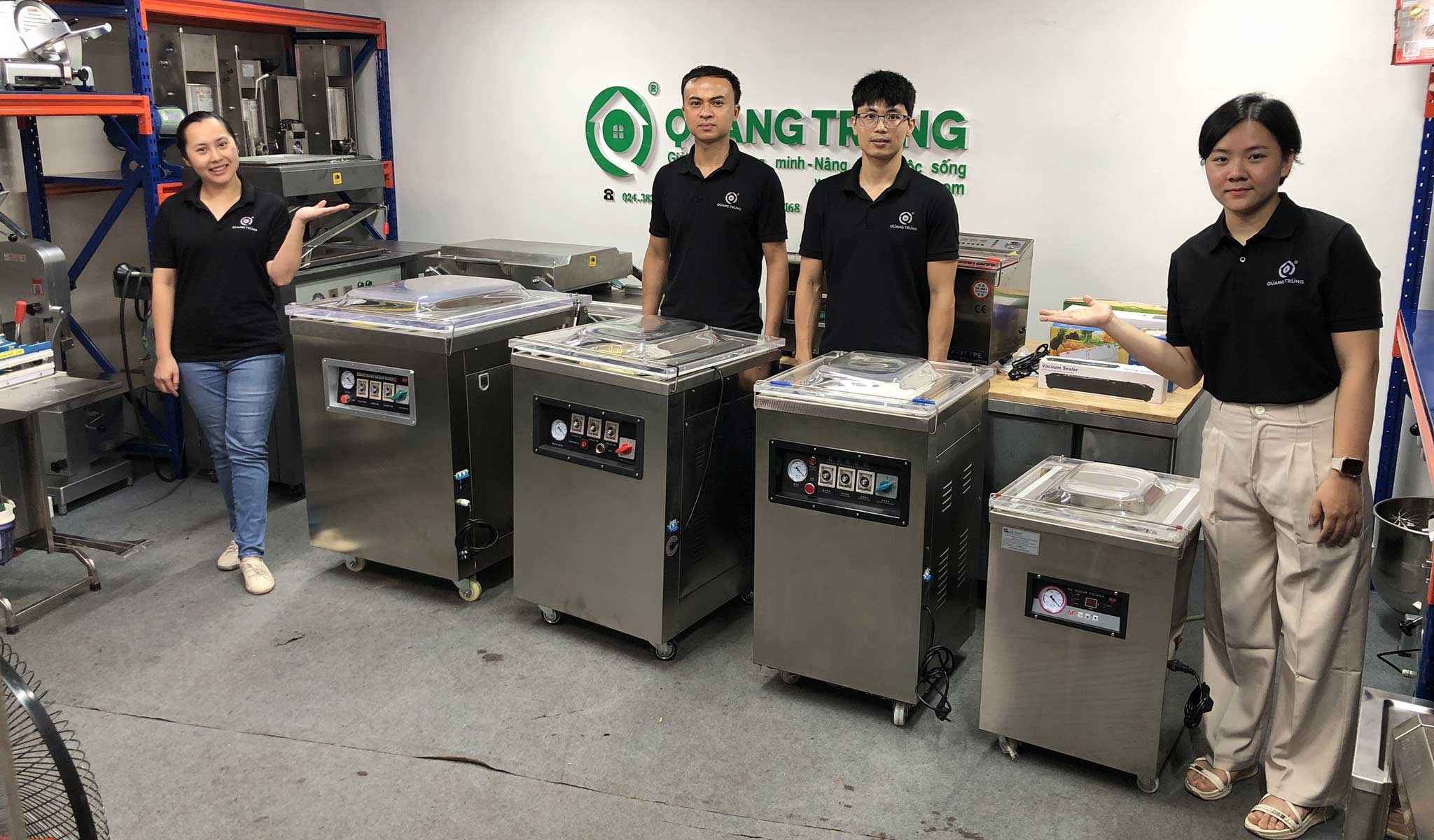 Cho thuê máy đóng gói hút chân không ở Hà Nội - Quang Trung