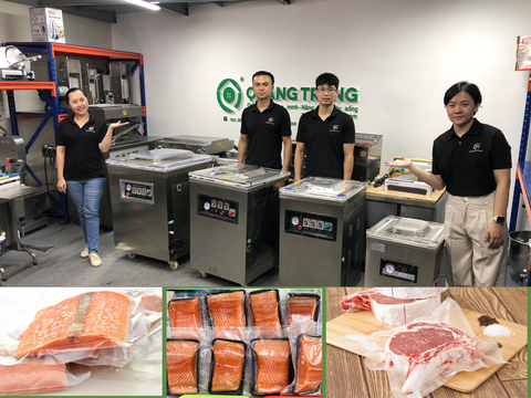 Máy hút chân không không kén bao bì