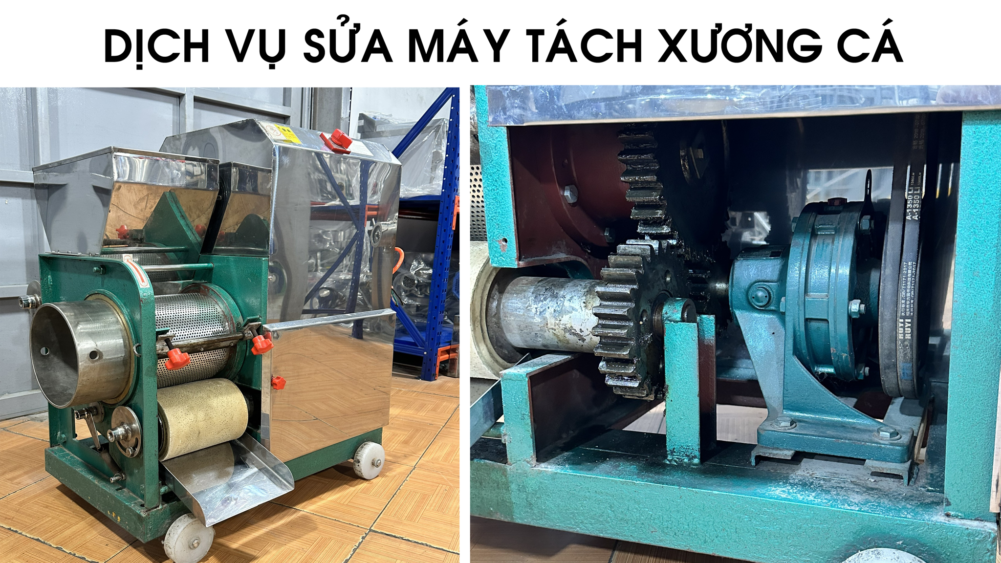 Dịch vụ sửa máy tách xương cá