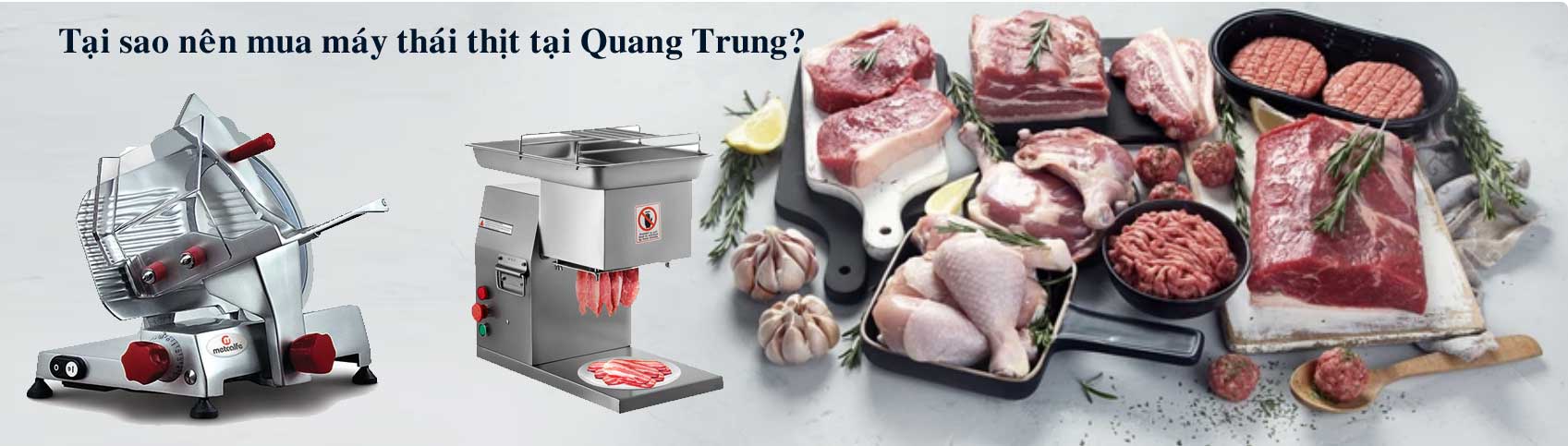 Lý do nên chọn Siêu thị Quang Trung để mua máy thái thịt - Uy tín và chất lượng hàng đầu