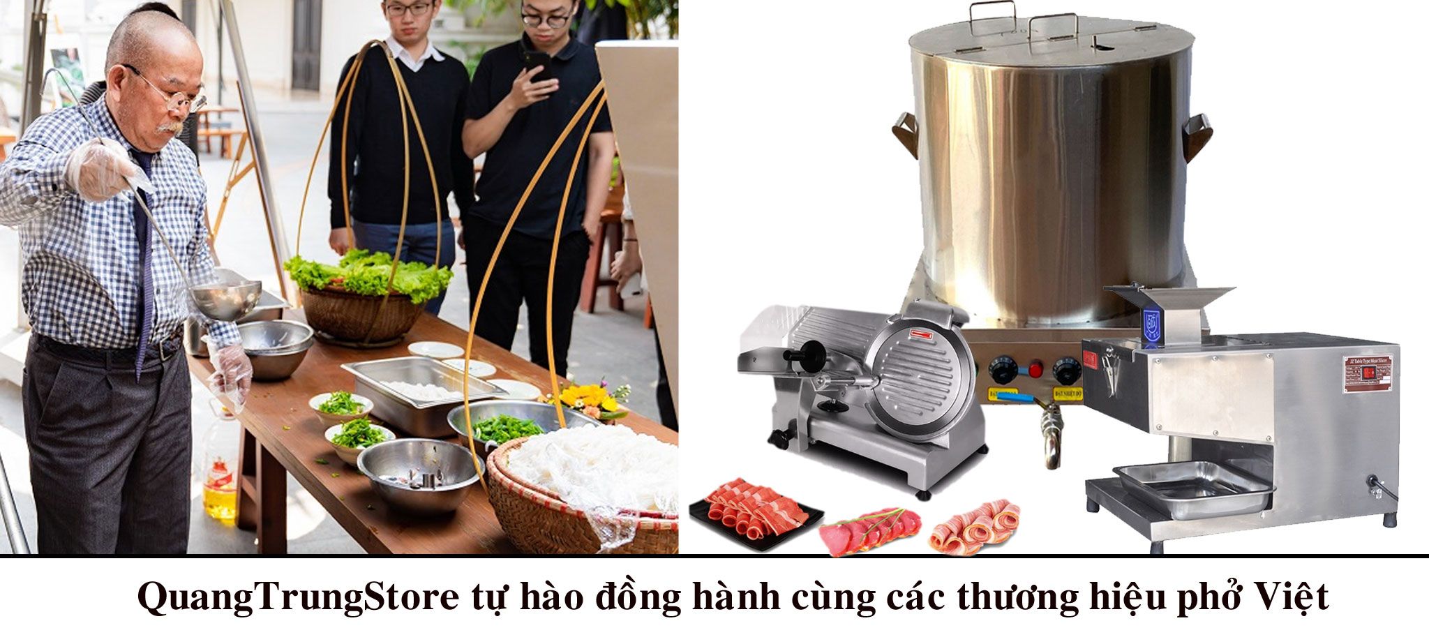 QuangTrungStore đồng hành cùng thương hiệu phở Việt