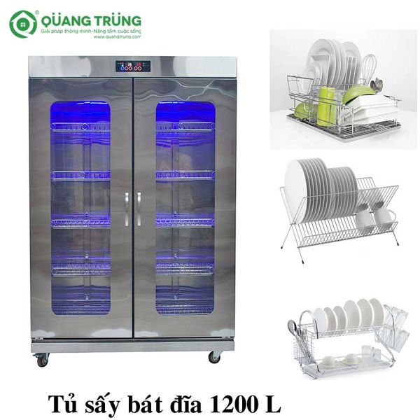 Tủ sấy bát đĩa 1200L có quạt gió