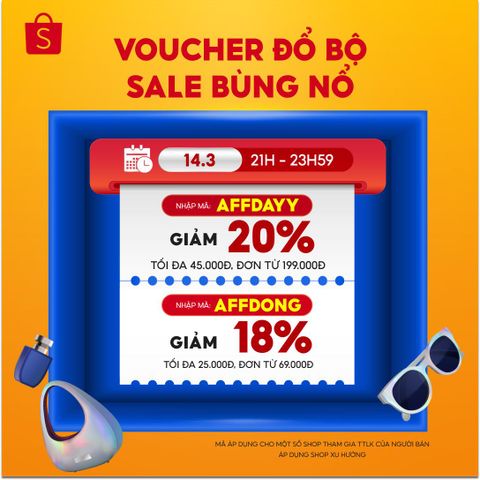 VOUCHER SHOPEE TRONG NGÀY 12/03 - 14/03