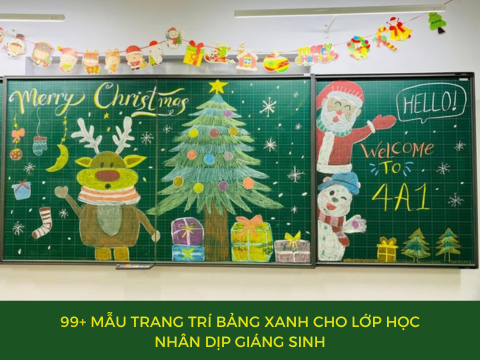 99+ MẪU TRANG TRÍ BẢNG NHÂN DỊP GIÁNG SINH