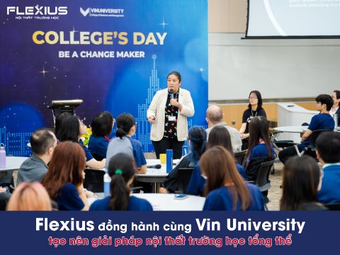 Flexius đồng hành cùng Vin University tạo nên giải pháp nội thất trường học tổng thể