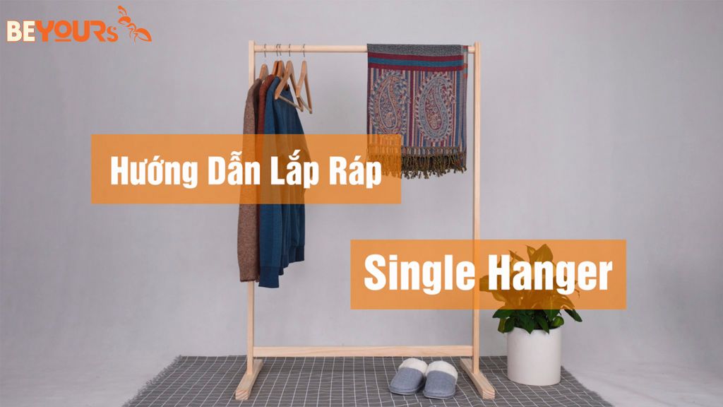 Hướng dẫn lắp ráp Giá treo quần áo - Single Hanger L