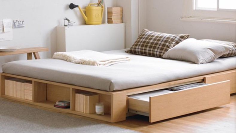 Mẫu giường ngủ thông minh cho phòng nhỏ thêm phần ấn tượng và hiện đại