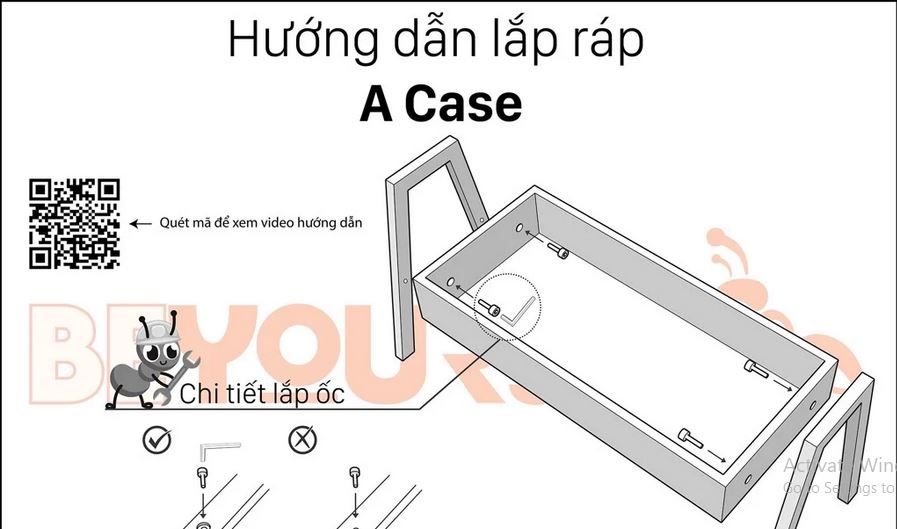 Hướng dẫn lắp Khay đa năng - A Case