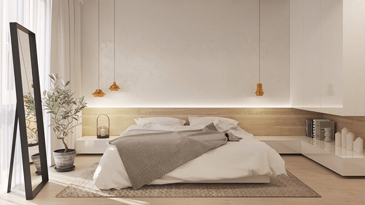 Phòng ngủ phong cách tối giản, tiện nghi và thanh lịch - Nội Thất An Mộc