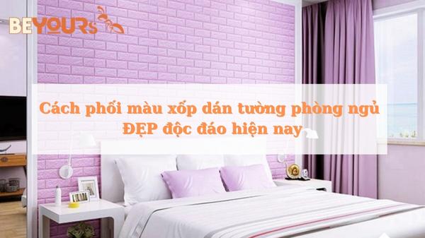 Với xốp dán tường phòng ngủ phối màu đẹp mắt, bạn có thể tạo ra một không gian sống động, đầy màu sắc và tươi sáng. Hãy tận dụng những ưu điểm của xốp dán tường để tạo ra một phòng ngủ tuyệt vời.