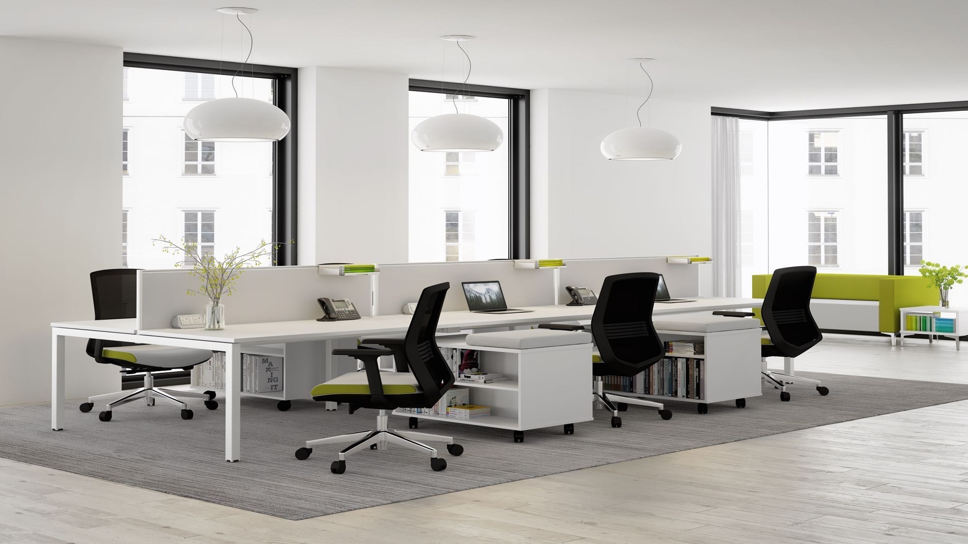 Thiết kế văn phòng 100m2 với phong cách hiện đại, tiện nghi và đẳng cấp
