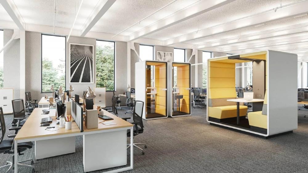 Thiết kế văn phòng thông minh tăng tương tác công việc hiệu quả - Dr.House