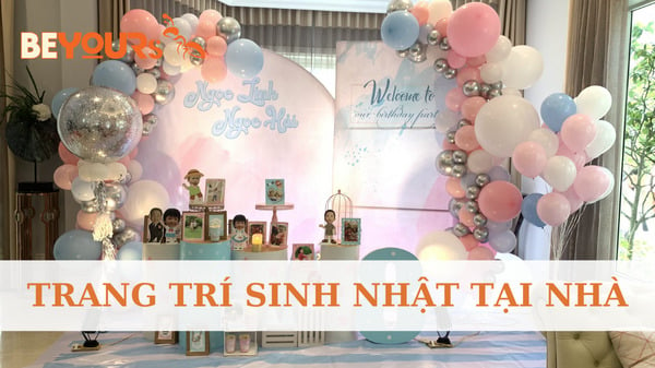 Ý tưởng tự làm backdrop trang trí sinh nhật tại nhà