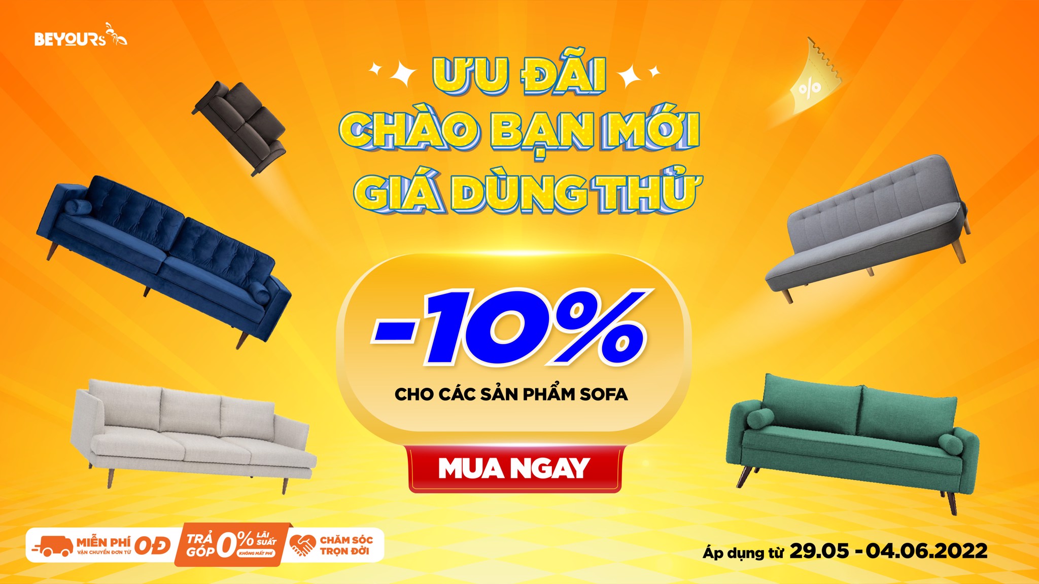 Sofa Giá Dùng Thử - Giảm Ngay 10%