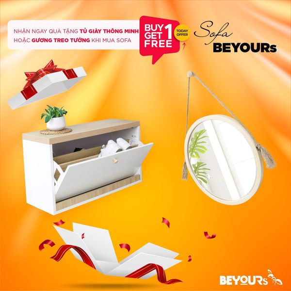 TƯNG BỪNG KHUYẾN MÃI BST SOFA MỚI - GIẢM NGAY 15% | MUA 1 TẶNG 1
