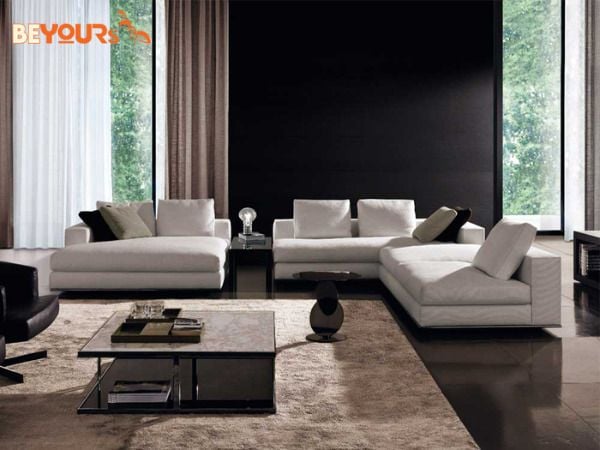 Cách đặt sofa trong phòng khách theo diện tích phòng